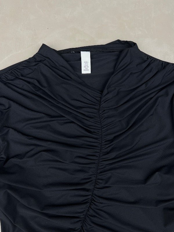 Producto - Black Ruched Bodysuit - 4