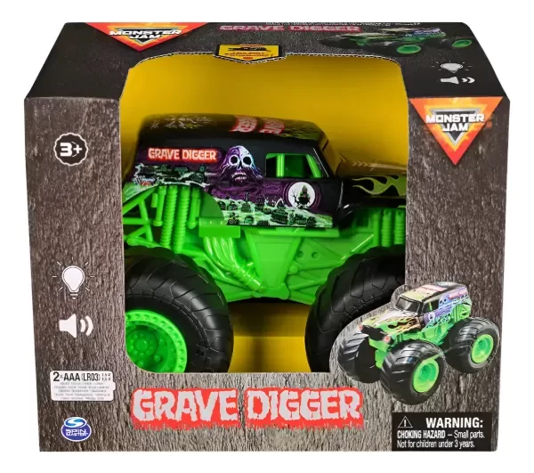 Producto - Monster Jam Vehículos Con Luz Y Sonido 1:24 Grave Digger