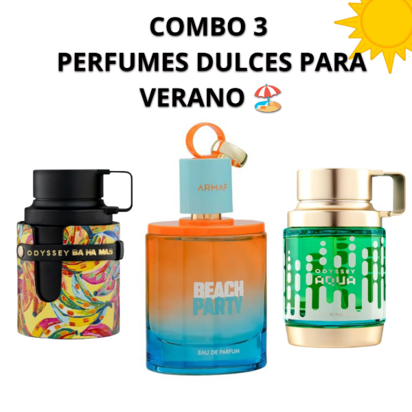 Producto - COMBO 3 PERFUMES DULCES PARA VERANO
