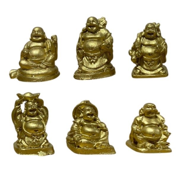 Producto - Buda Abundancia Mini dorado x 6 unidades