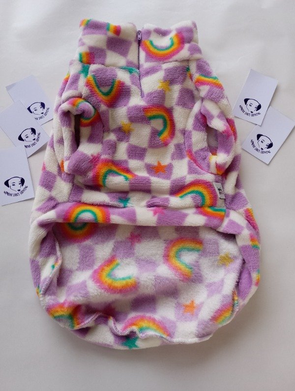 Producto - Buzo polar soft Rainbow lila T.3 /T.4 - 0