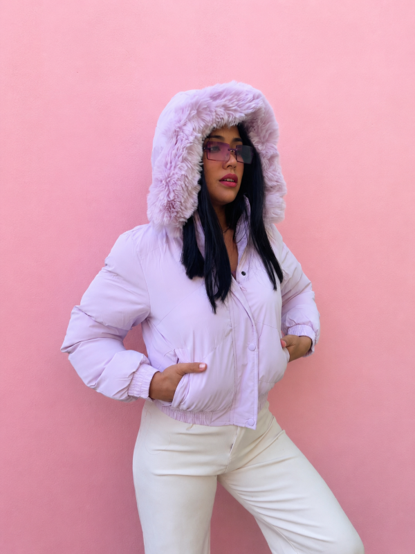 Producto - Campera Lila Desmotable