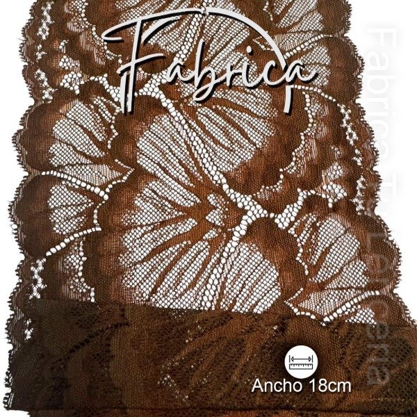 Producto - PS325 Puntilla Marrón Café. Medida: 18cm (metro)