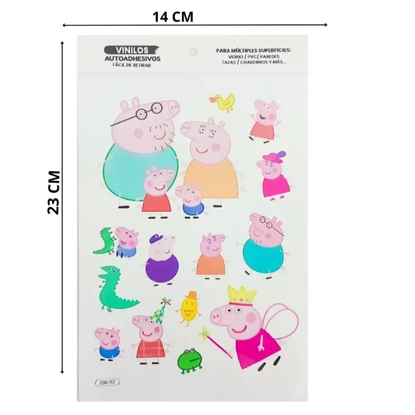 Producto - AUTOADHESIVO STICKER PEPPA