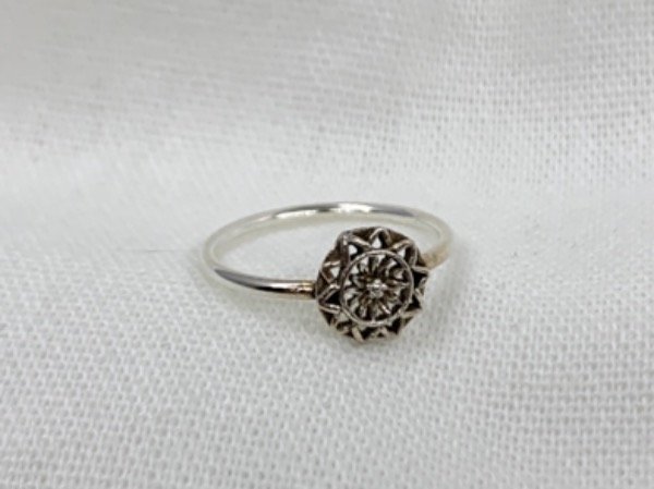 Producto - Anillo plata lisa MANDALA