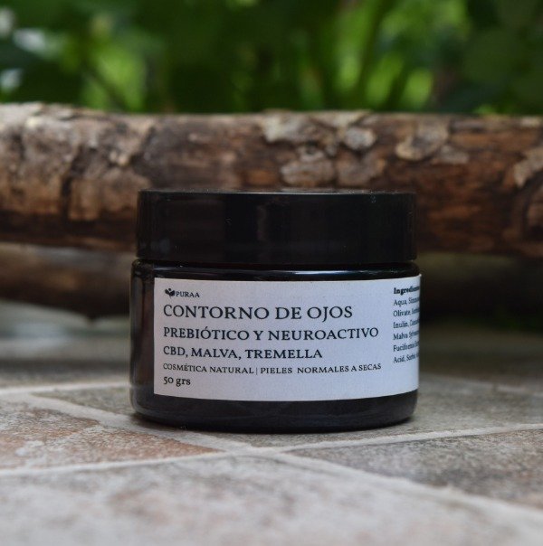 Producto - Contorno de Ojos Prebiótico y Neuroactivo con CBD, Malva y Tremella