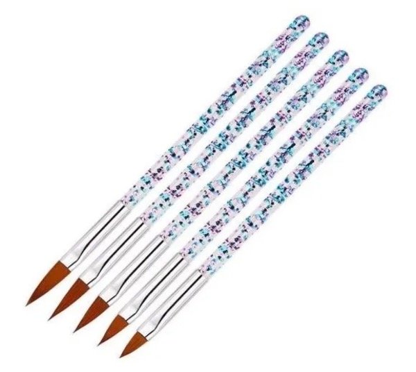 Producto - Set 5 pinceles de construcción de uñas Acrílicas o esculpidas - 0
