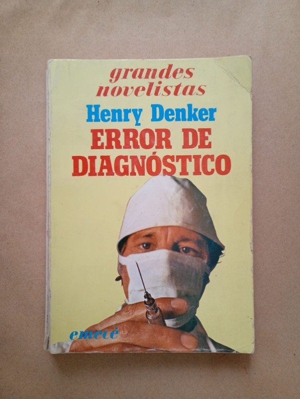 Producto - Error de diagnóstico - Henry Denker - Emecé 1982