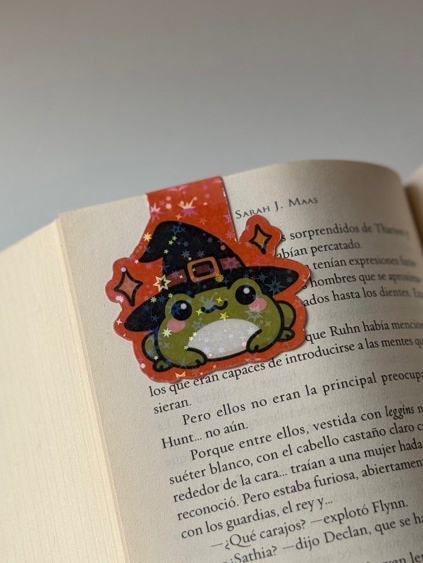 Producto - señalador magnético sapito naranja