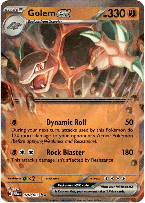 Producto - Golem ex - 076/165 - Scarlet and Violet 151