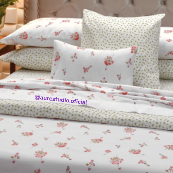 Producto - JUEGO DE SÁBANAS KING BOUQUET 200 H SUPLESA - 1