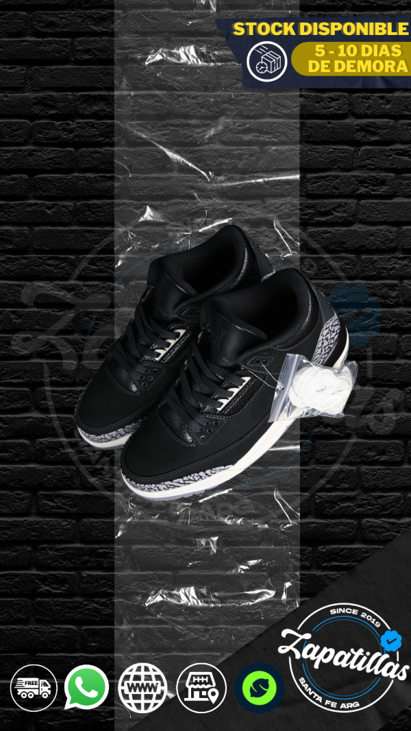 Producto - Nike Air Jordan 3 Off Noir