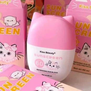 Producto - Protector solar SPF60 PA+++ Gatito - Kiss Beauty