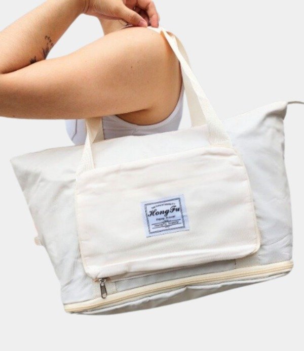 Producto - Bolso Extensible IMPERMEABLE - BLANCO
