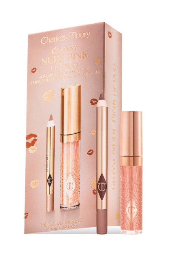 Producto - CHARLOTTE TILBURY - GLOSSY NUDE PINK LIP DUO