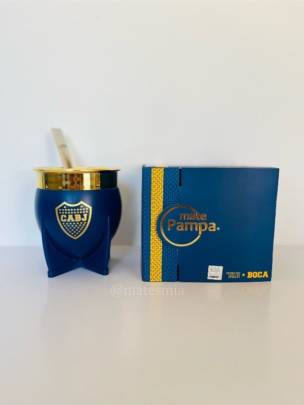 Producto - Mate Pampa XL Boca Juniors (azul, negro o blanco)