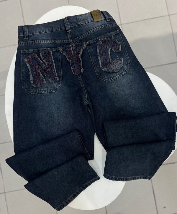 Baggy customizado nyc óxido naranja jogger