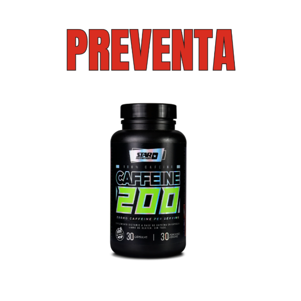 Producto - PREVENTA - CAFFEINE 200 30 CAPS. - STAR NUTRITION