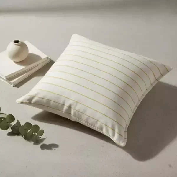 Producto - ALMOHADON TUSOR RAYADO TOSCANA MAIZ