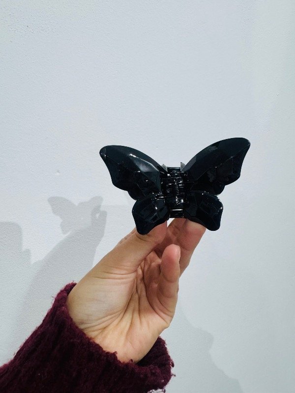 Producto - Broche pelo mariposa negro