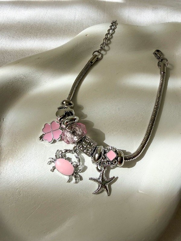 Producto - Pulsera Charms Rosa