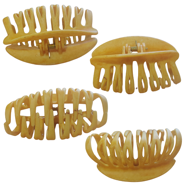 Producto - Broche Para Pelo Tubular Opaco Grande Para Mujer X unidad - 4