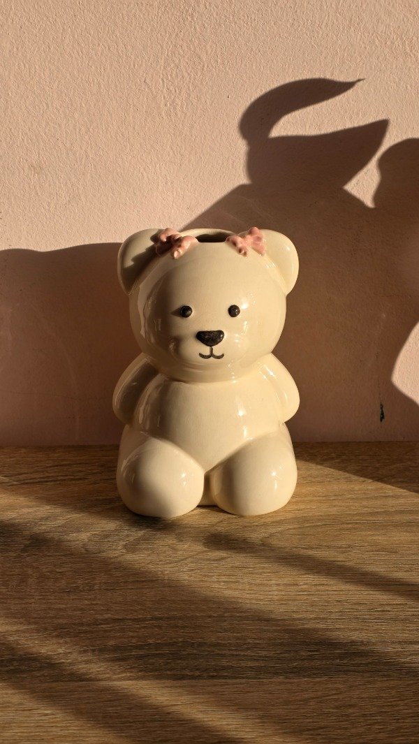 Producto - Oso con moñitos rosas