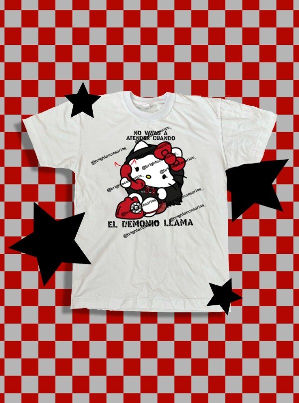 Producto - Remera Kitty Lali No vayas a atender