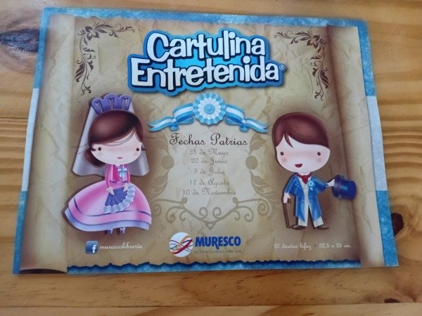 Producto - Blocks de dibujo Fantasía Fechas patrias numero 5 Muresco x 20 hojas 32.5cmx25cm