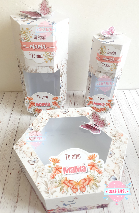 Producto - CAJAS HEXAGONALES DIA DE LA MADRE - 4