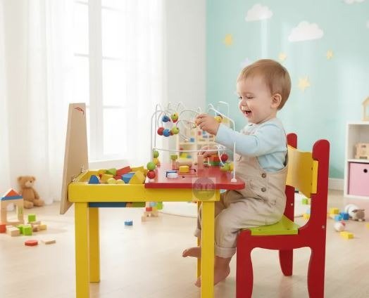 Producto - Combo Mesa de 5 juegos en 1+ Sillita