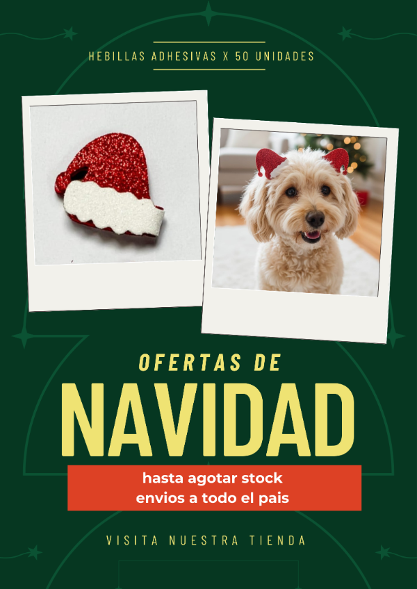 Producto - GORRO NAVIDAD HEBILLAS ADHESIVAS
