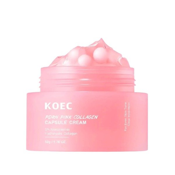 Producto - CREMA CAPSULA DE PEPTIDOS Y COLÁGENO ROSA X 50 GR