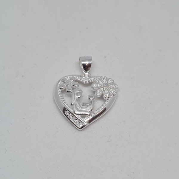 Producto - Dije corazon mama e hija