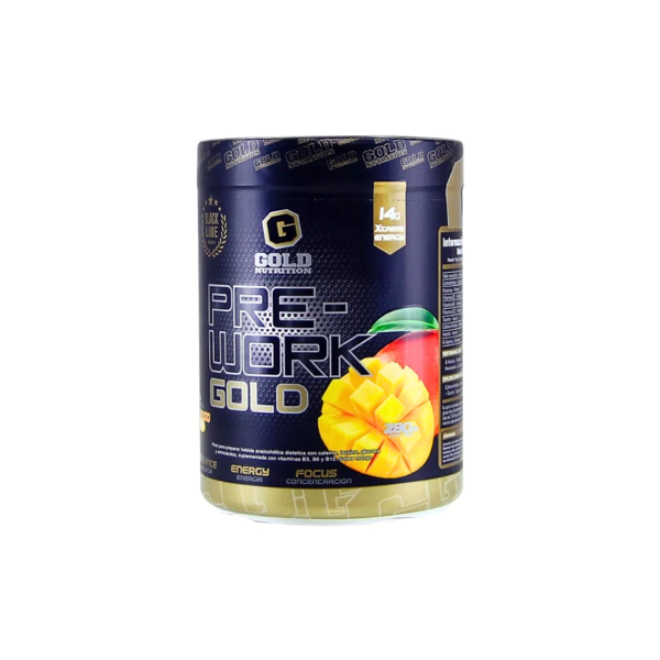 Producto - Pre Work Gold Nutrition Sabor Mango X 280g