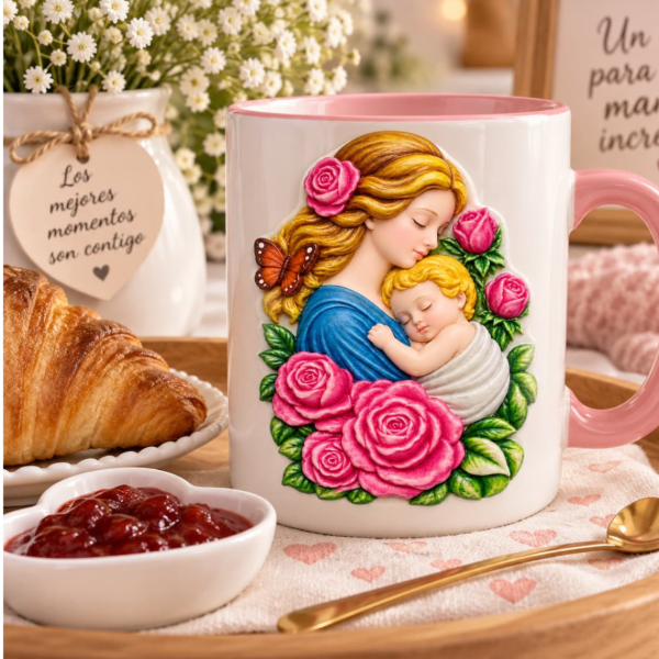 Producto - Molde Maternidad entre Rosas - 5