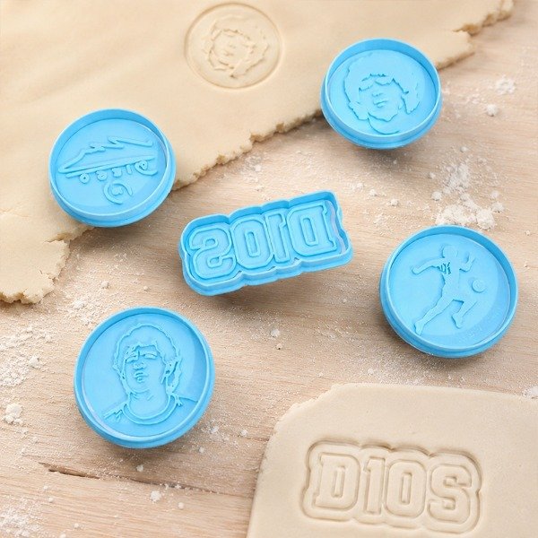 Producto - Kit Cortante+Marcador Maradona Diego Dios Reposteria Galleta