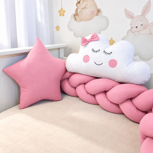 Producto - Set de Chichoneras para Cuna - Paulina (Rosa) - 3