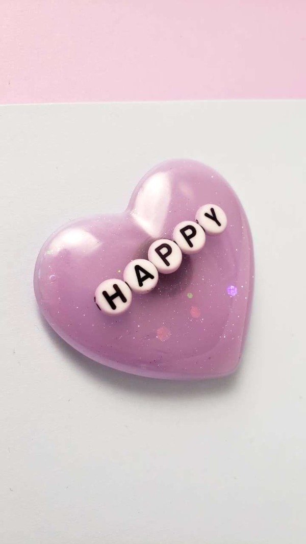 Producto - Iman - Happy (lila)