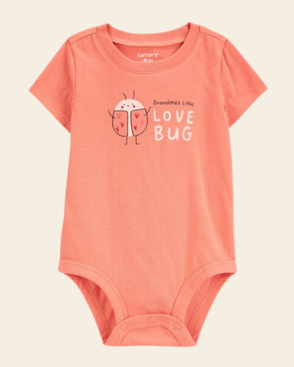 Producto - Body Bebé Carters Grandmas Little Love Bug