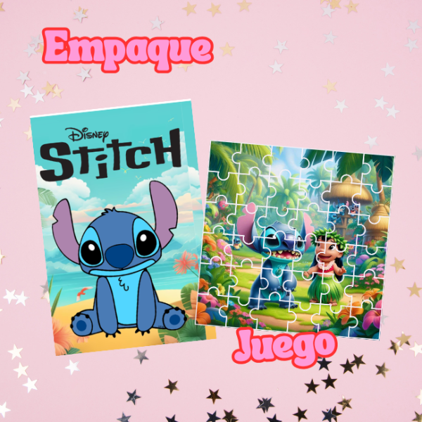 Producto - Rompecabezas Stich + packaging