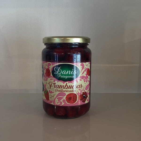 Producto - Frambuesas en almíbar Danis x 690