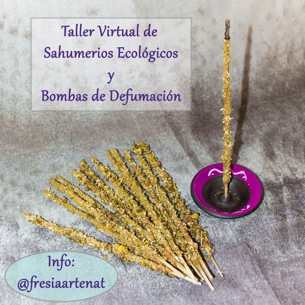 Producto - Taller virtual de sahumerios ecológicos y bombas de defumación