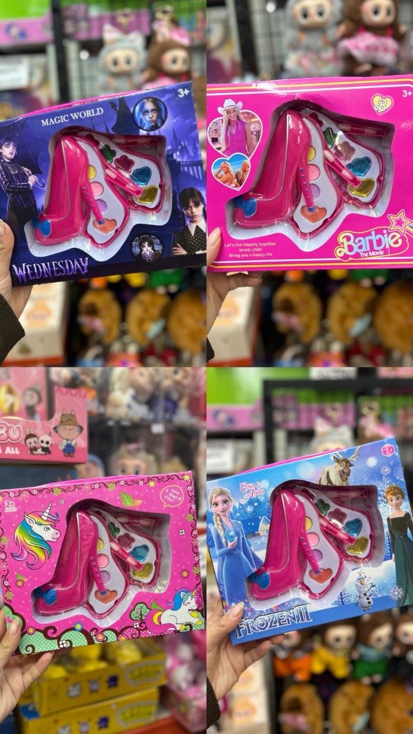 Paleta de sombras de zapato tacon