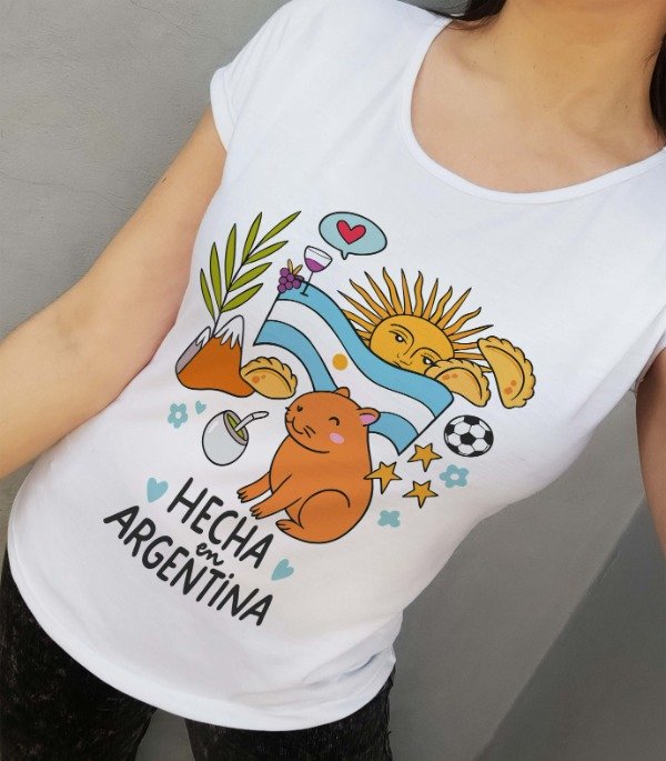 Producto - Remeras Mujer Diseños Argentina
