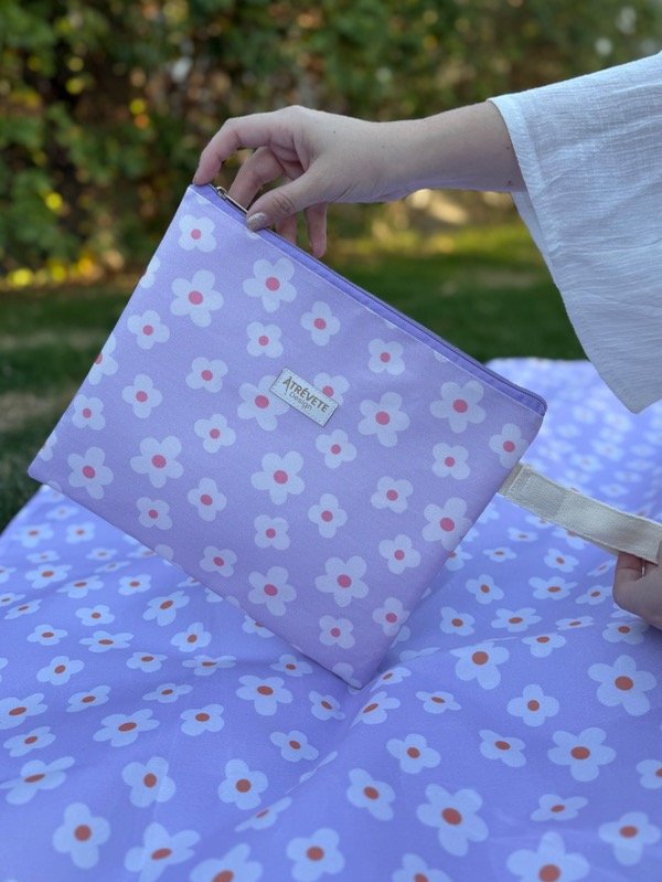 Producto - Sobre multiuso - Flores fondo lila