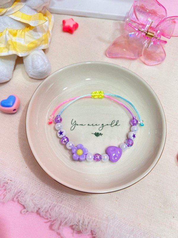 Producto - PULSERA FLOR CORAZÓN
