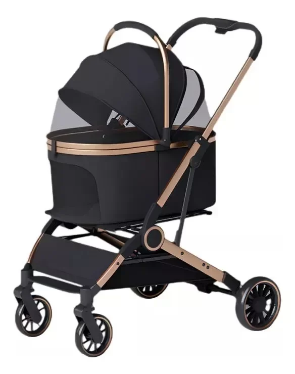 Producto - Coche Cochecito Perros Gatos Premium Plegable Desmontable