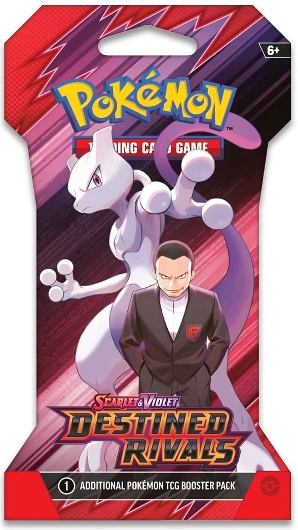 Producto - Destined Rivals- Sleeved Booster Pack - INGLES SELLADO - Mewtwo