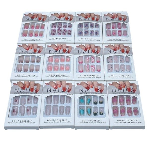 Producto - UÑAS DECORADAS X 12 PACK DE 12 PCS EN CARD 1936-3